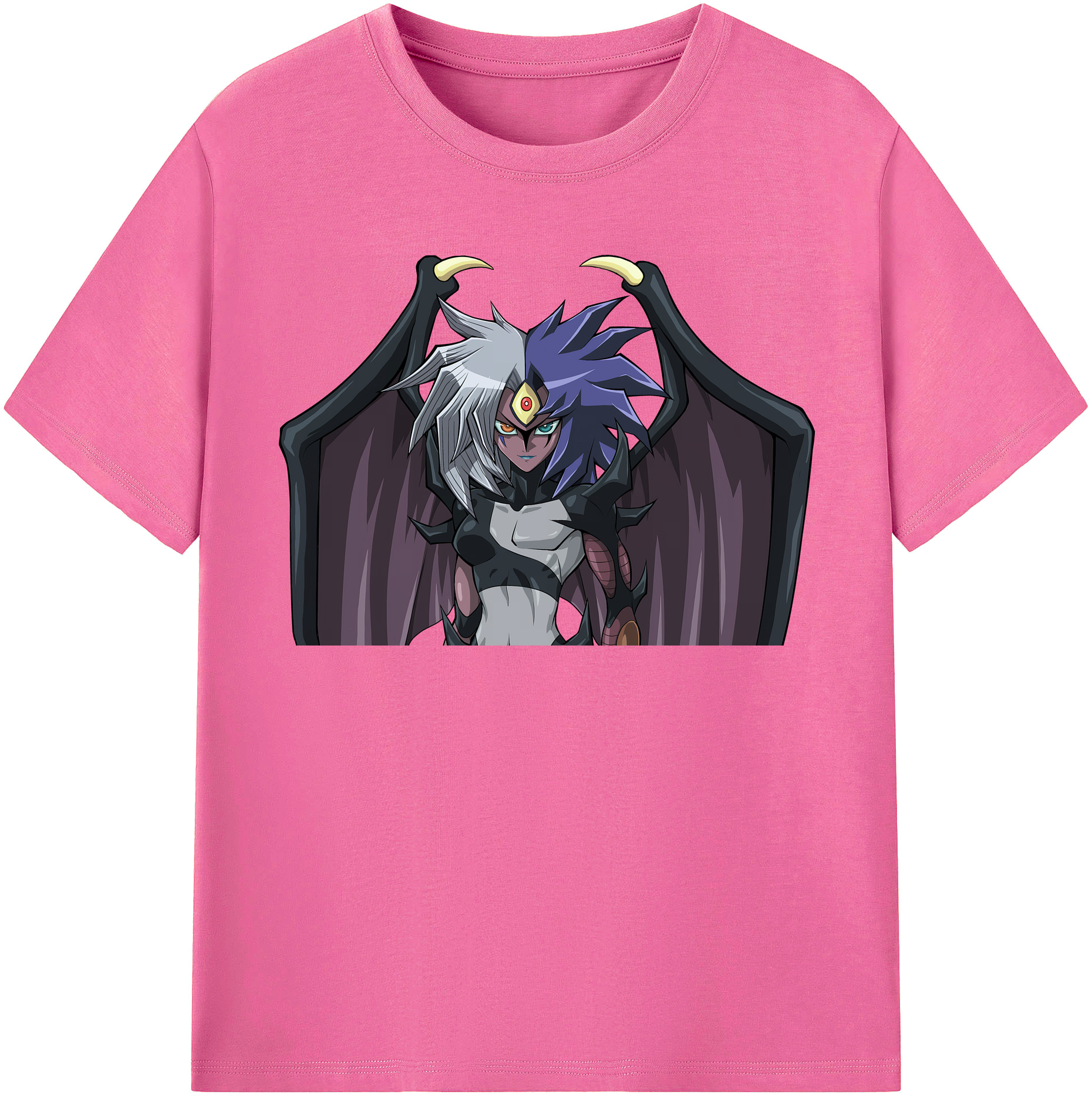 （画像用） 遊☆戯☆王 Yu-Gi-Oh! レディースカジュアルプリントTシャツ（綿100％）